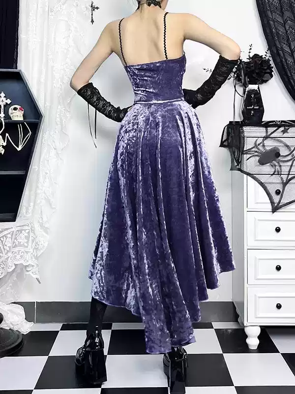 Gothic Lolita waist suspender train skirt PA20211