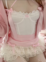 Sweet Bow Lace Suit PA10128