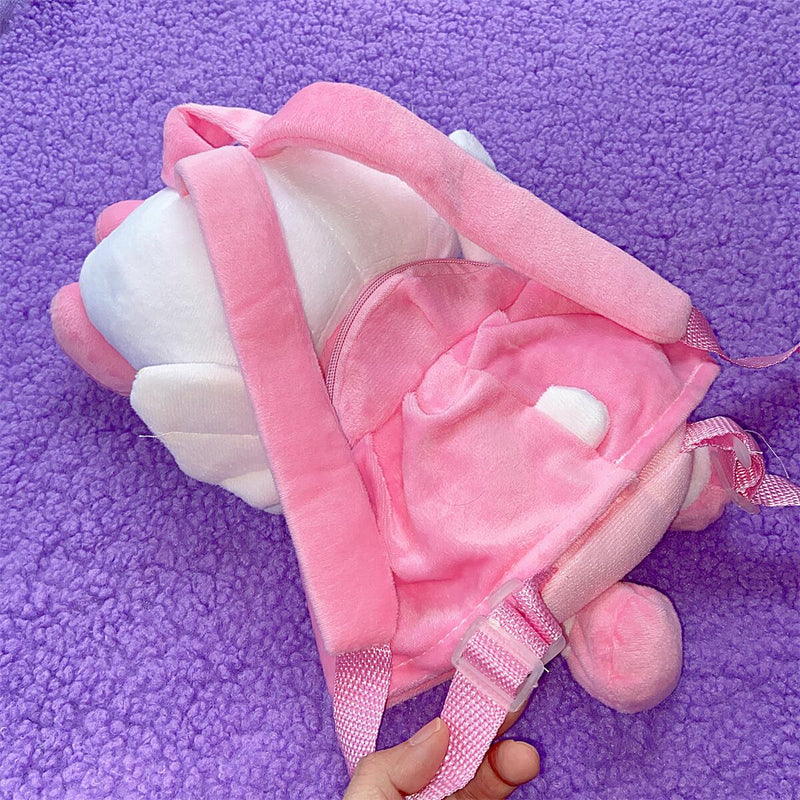 Y2K pink kitten plush backpack PL53439