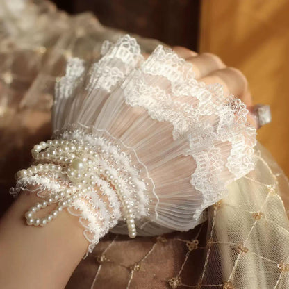 Lolita lace pearl sleeves PA20195