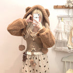 Cute Ear Plush Coat PA10009