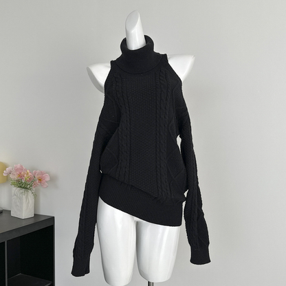 Patchwork Lace Knit Top PA20337