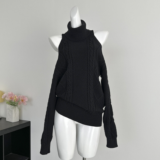 Patchwork Lace Knit Top PA20337