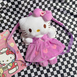 Y2K pink kitten plush backpack PL53439