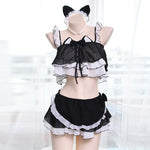 chiffon cat girl suit nightdress PL53498