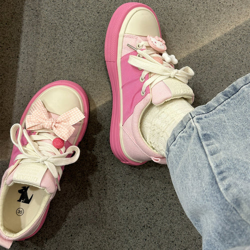 pink casual shoes  PL53305