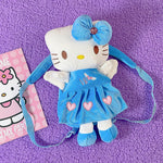 Y2K pink kitten plush backpack PL53439