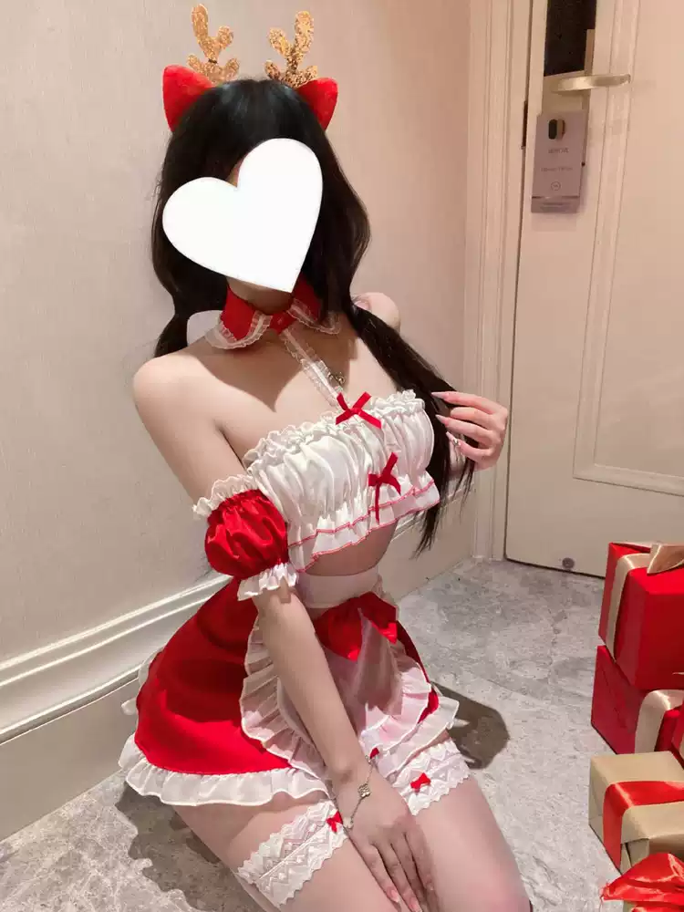 Christmas Maid Strapless Nightgown PA20319