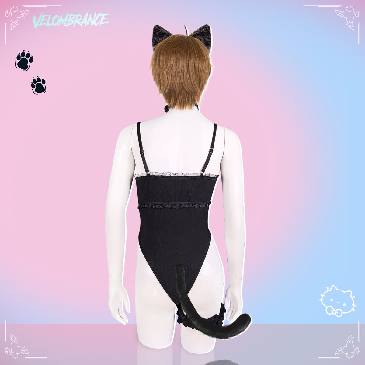 Shy Cat Bodysuit (4-Piece Set) AS75