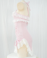 Pink Suspender Dress PA10196