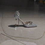 chain diamond high heels PL53272