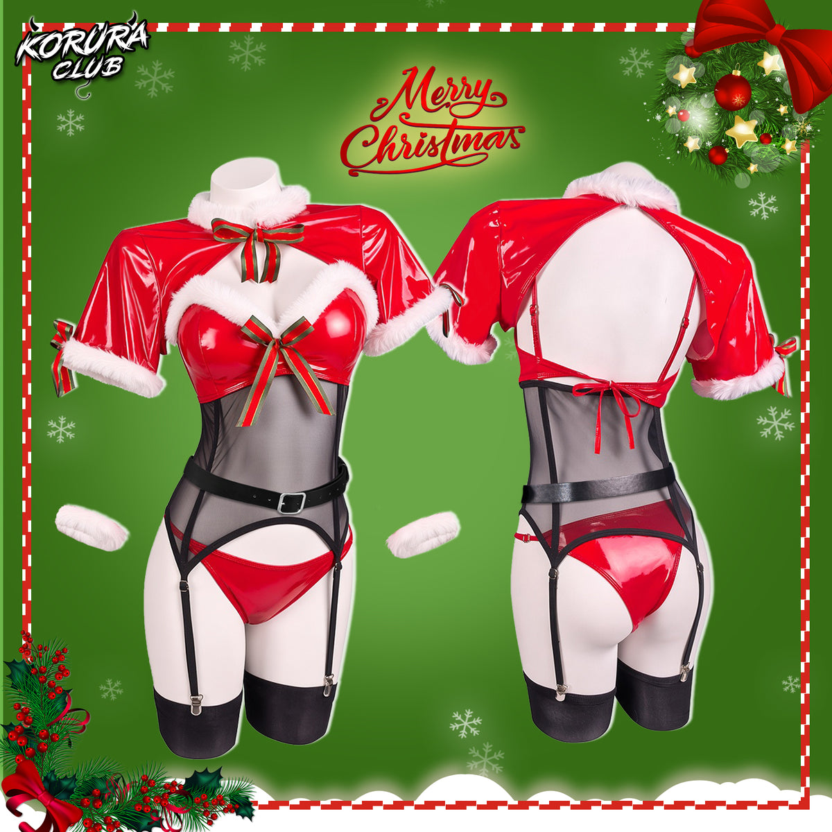 Pre-Order Cosplay Christmas Reindeer Lingerie KO172
