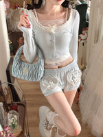 Sweet Lace Knit Shorts PA10127