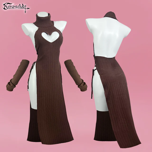 KORURACLUB-Plus Size Heart-Shaped Cheongsam KO59