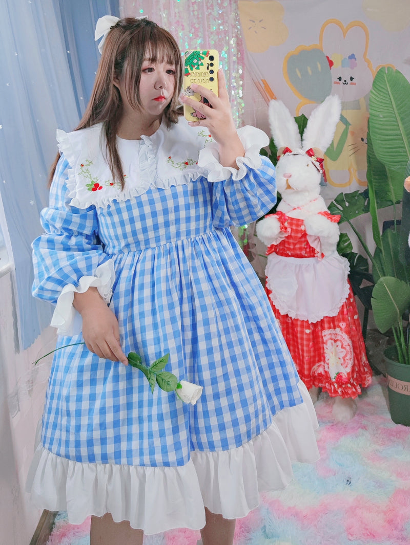 bell sleeve sweet dress PL53386