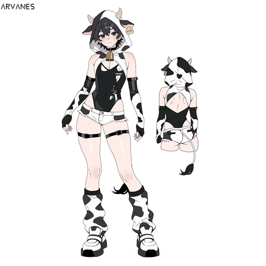 Pre-Order Cow bodysuit AS42