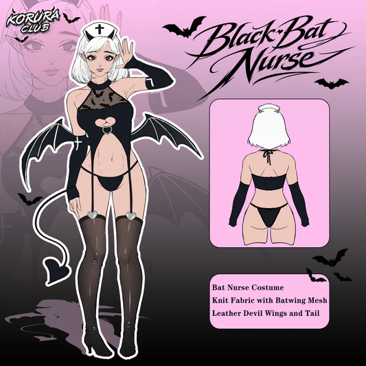 Pre-sale Cosplay Bat Nurse Lingerie KO142