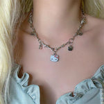 Cute Cat Metal Necklace PL53758