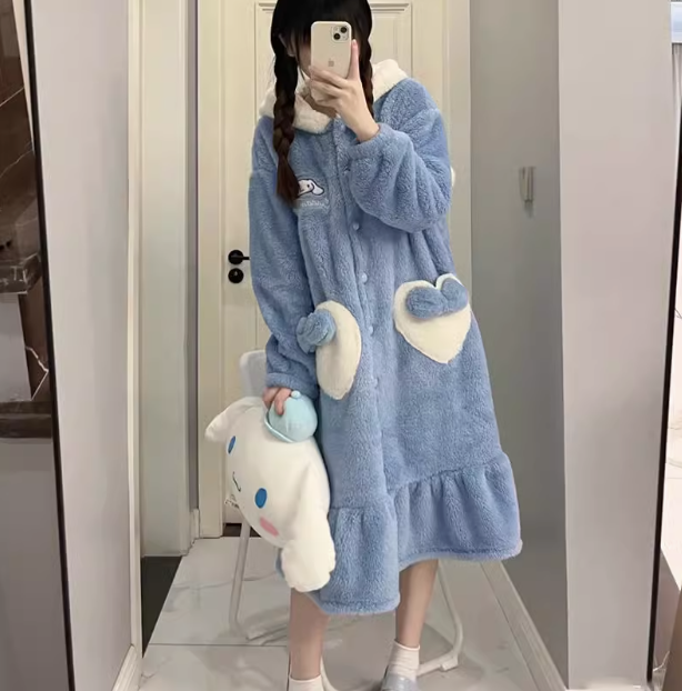 Plush Cartoon Pajamas Set PA10201