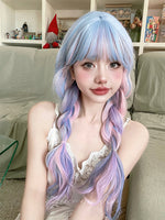 CANDY COLOR JK LONG CURLY WIG PL53232