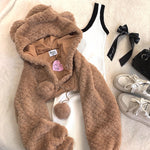 Cute Ear Plush Coat PA10009