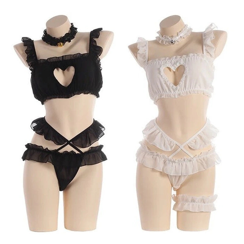 " HOLLOW LOVE" UNDERWEAR SET PL35691