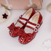 lolita bow shoes PL53314