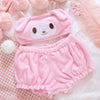 Cute Plush Pajamas Suit PA10018