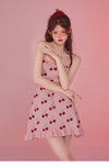 Cherry Pink Slip Dress PL53206