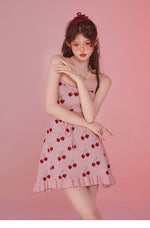 Cherry Pink Slip Dress PL53206