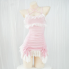 Pink Suspender Dress PA10196