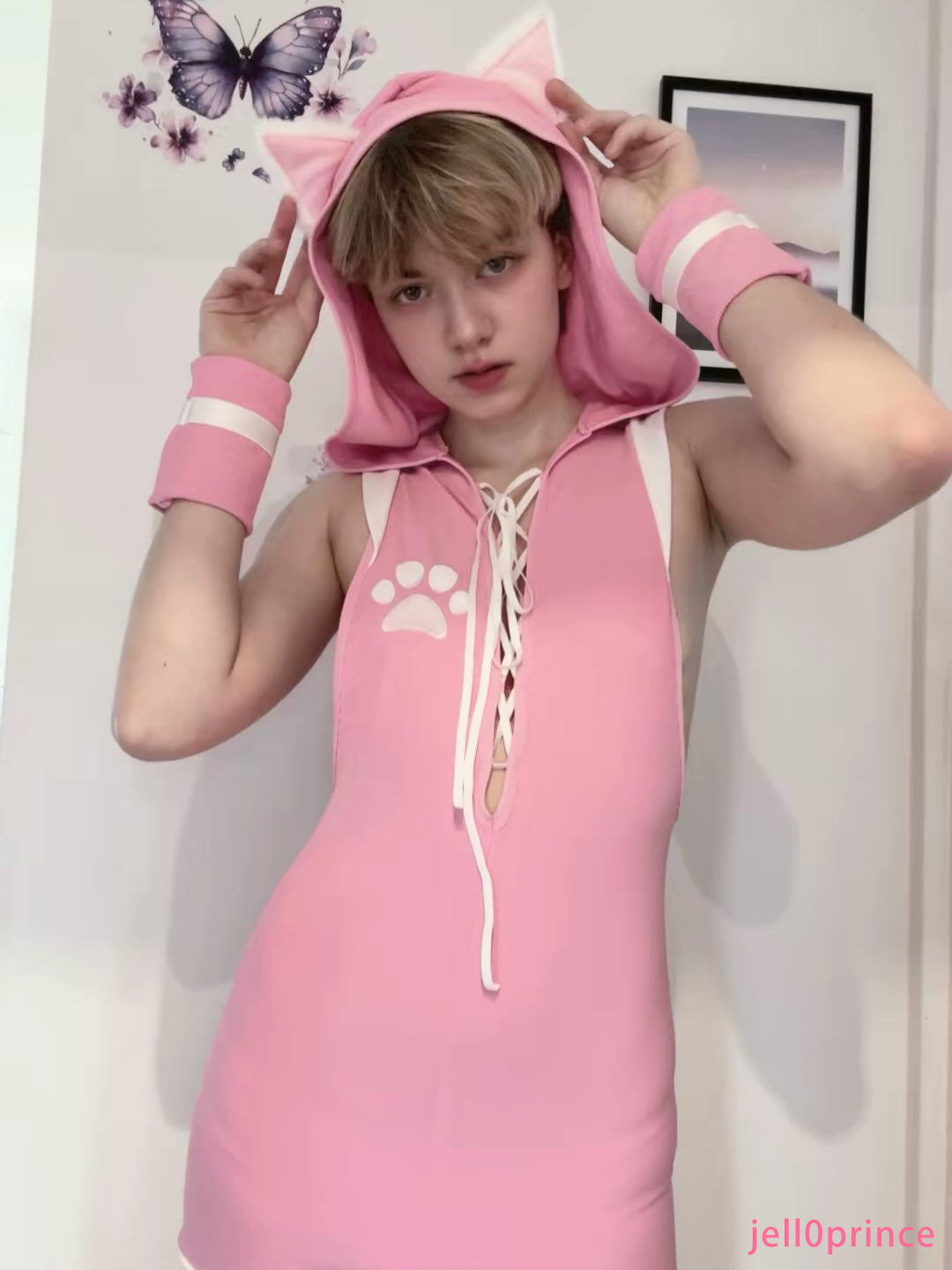 Cat bodysuit (3-Piece Set） AS43