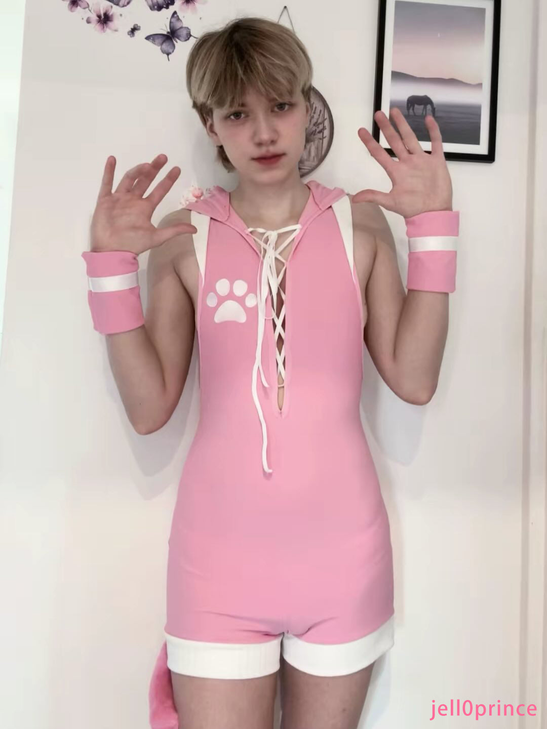 Cat bodysuit (3-Piece Set） AS43