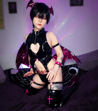 Cosplay Devil Bodysuit (7-Piece Set) AS32