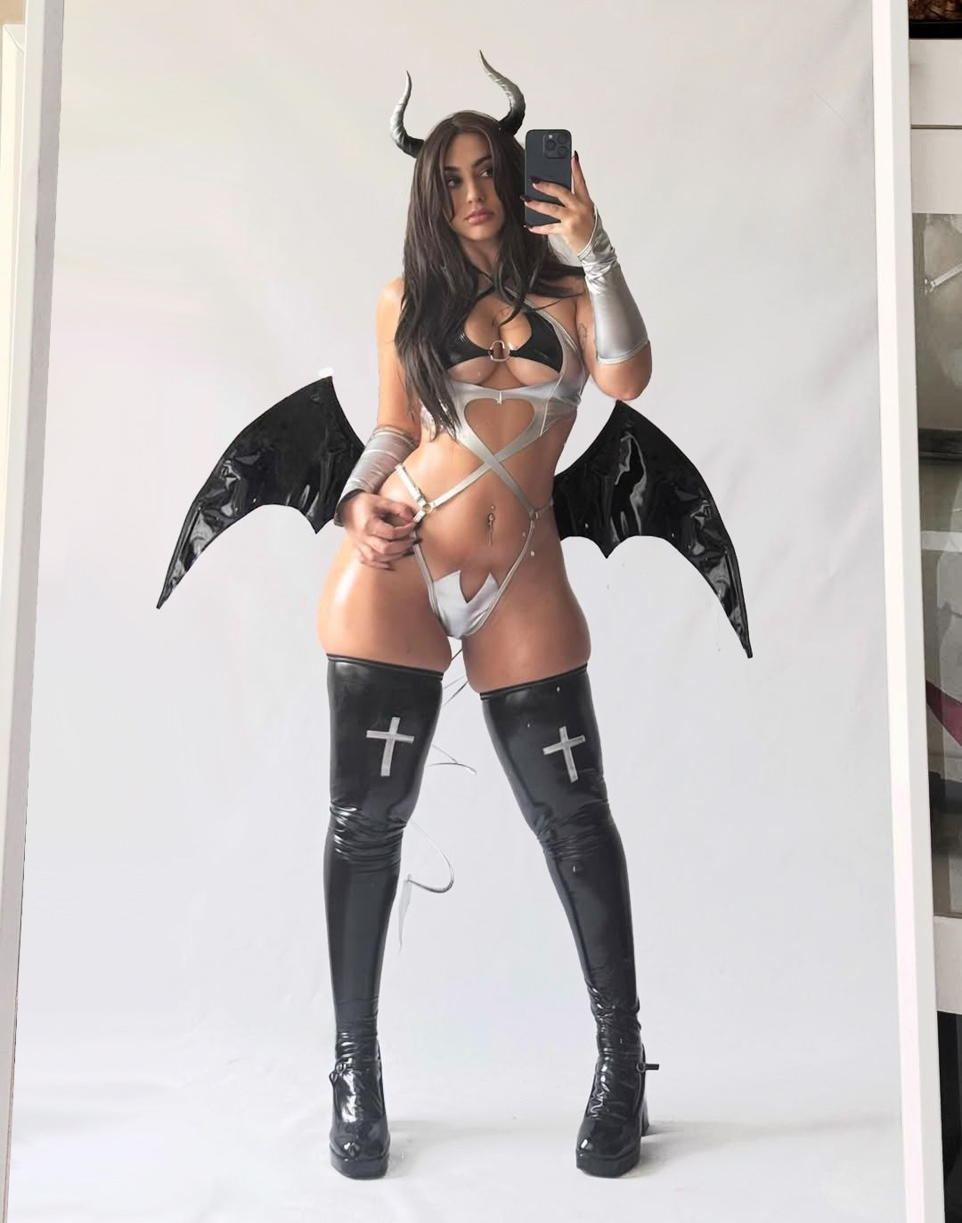 Cosplay Devil of Lust Succubus Lingerie KO69 (6-Piece Set) – Version 2