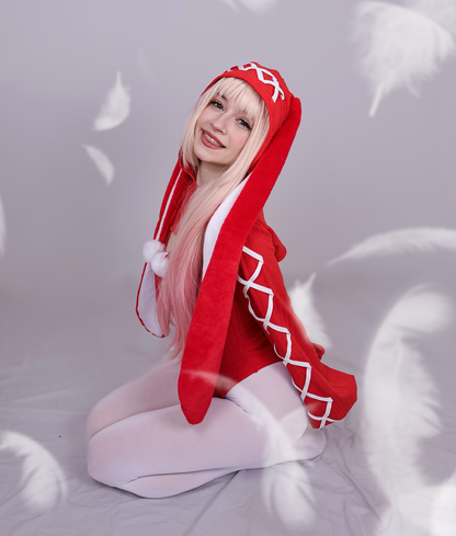 Cosplay Heart-Lock Floppy Bunny Jumpsuit KO103