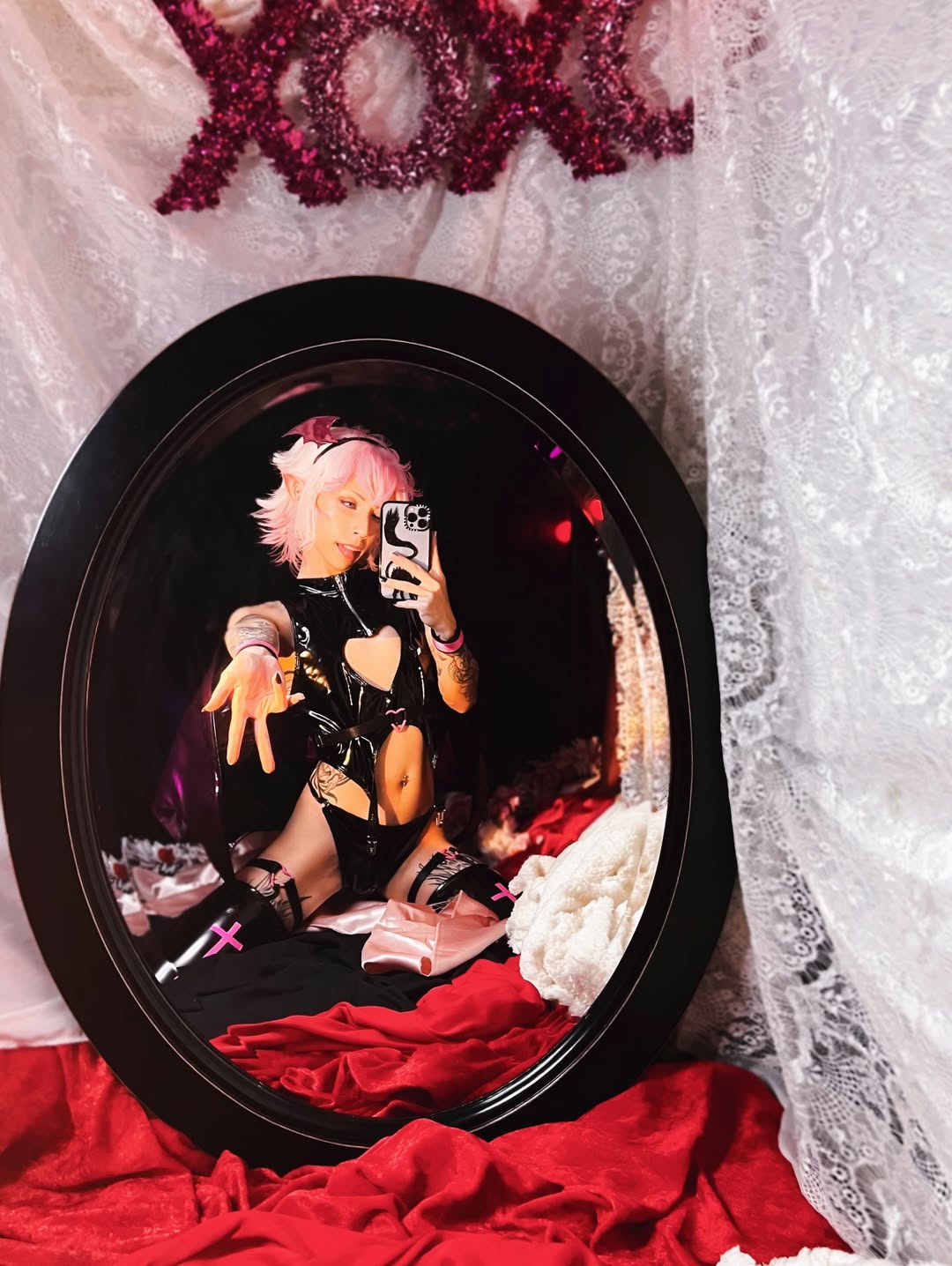 Cosplay Devil Bodysuit (7-Piece Set) AS32