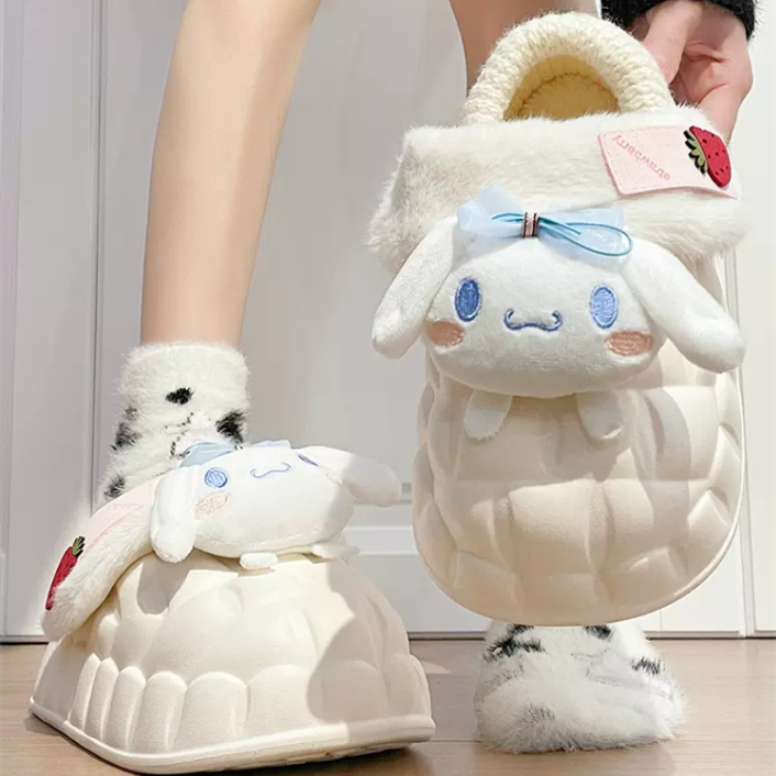 Cute cartoon cotton slippers PL52905