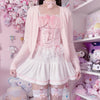 Cute White Plush Skirt PL52817