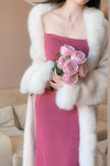 plush long coat PL52738