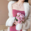 plush long coat PL52738