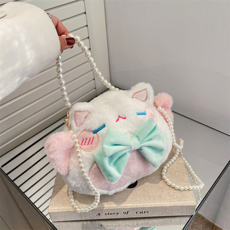 Cute cat shoulder bag PL52466