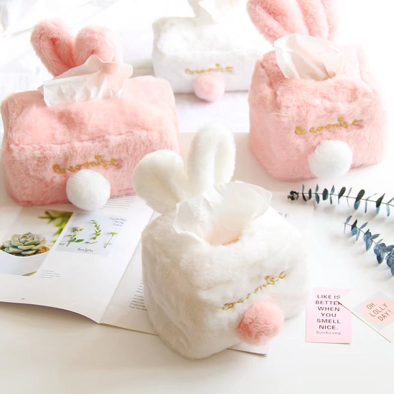 Cute Rabbit Ear Tissue Box PL52882