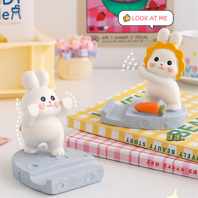 Cute Rabbit Phone Stand PL52776