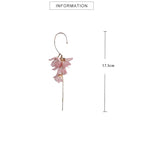 Flower fairy ear hanging earrings PL53014