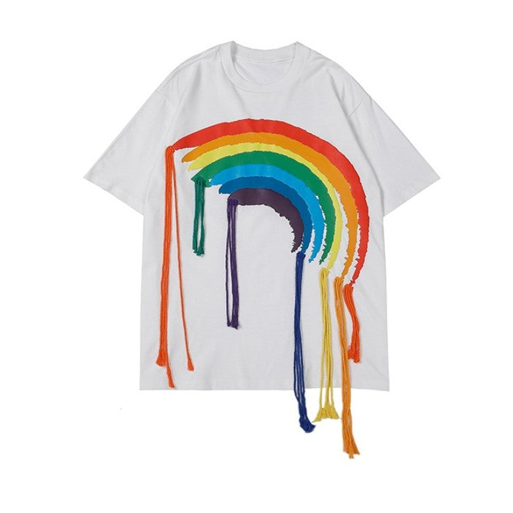 Rainbow Print T-shirt PL53028