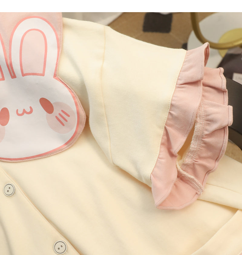 Cute Pink Rabbit Pajama Set PL53026