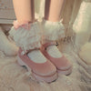 Pink Lolita Lace Socks PL52756