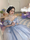 Gradient Blue Lolita Dress PL53053