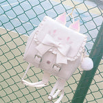 Embroidered Cat Bow Backpack PL52871